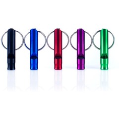 50-200pcs Aluminum Emergency Survival Whistle for Camping Hiking Outdoor Tool