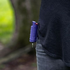 POLICE MAGNUM 7 Pack .50oz Rainbow Keychain Pepper spray Self Defense Security