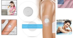 Long-Stay Waterproof Libre 2/3 Sensor Covers – 60 Pre-Cut Hypoallergenic Patches