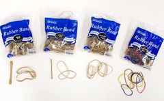 BAZIC Products Rubber Bands, Assorted Sizes, 2 oz 1-Pack,
