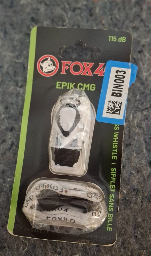 Fox 40 Epik CMG Whistle Lifeguard Safety 115dB White