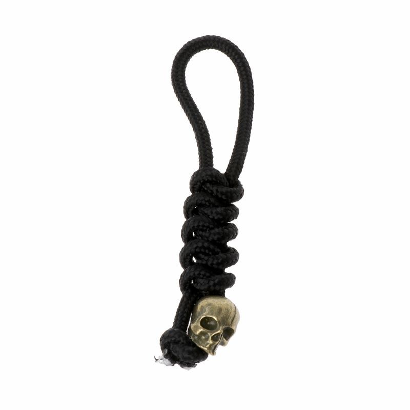 Hand Braided Woven Rope Keychain Skeleton Skull for Key Chain Gift for Friend Ad