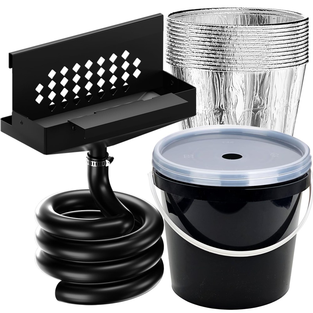 Rear Grease Drainage System for Blackstone Grease Catcher Upgrade,Grease Bucket