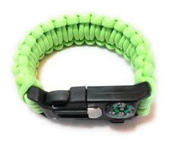 Mello Products Ultimate 550 Paracord Glow in the Dark Luminous Survival Bracelet