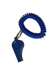 Safety Whistle Basic with Spring Lanyard Set Of 3 Pcs