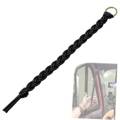 Air Horns Pull Cord – 14.5″ Heavy Duty Braided Synthetic Leather Black