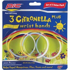 lot of 5 Pack Citronella Plus Wristband (3 Count each) NIP