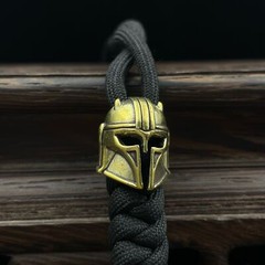 Brass Beads Paracord Leather Lanyard Beads Hand Casting Metal