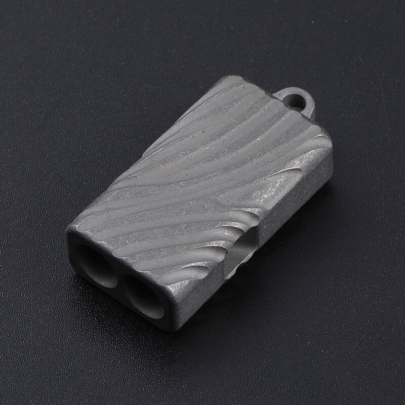 Titanium Emergency Whistle Survival Safety Whistle EDC Outdoor Pet Training Gift