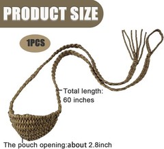 Paracord Balearic Shepherd Sling, 63 Inch Handcrafted Braided Slingshot, Roma…