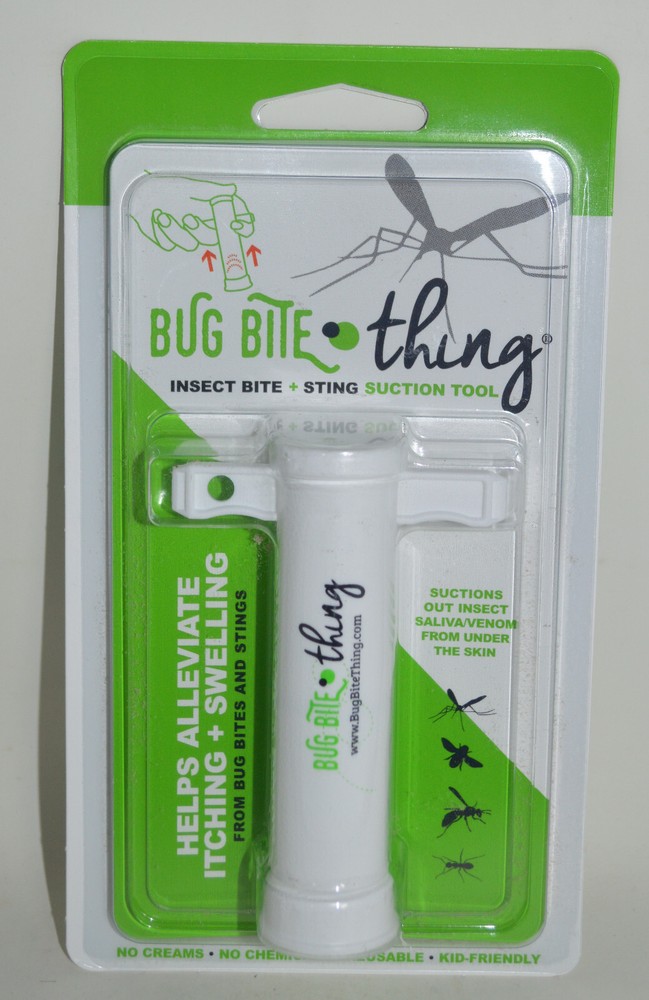Bug Bite Thing Chemical Free Sting Suction Tool – White