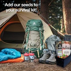 Ultimate Survival Seed Kit – 140 Heirloom, Non-GMO Varieties | Over 73,000