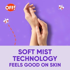 OFF! Clean Feel Insect Repellent Misting Spray Fragrance-Free Lasting Protection