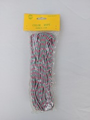 6MM x 15M TOUGH Colour rope, single core, braided nylon Core & Sheath