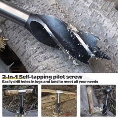 Auger Wrench Outdoor Hand Drill Survival Gear Tool Jungle Camping Bushcraft Kits