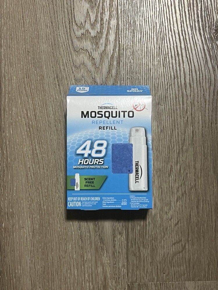 Thermacell Mosquito Repellent Refills 48 Hours 4 Fuel Cartridges New SHIPS ASAP