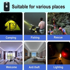 Motion Sensor Alarm Perimeter Outdoor Camp Safe Outdoor Burglar Alarm 125db