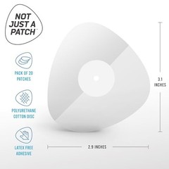 Freestyle Libre 2 Sensor Covers 20 Pack Clear Waterproof CGM Adhesive Patch 14