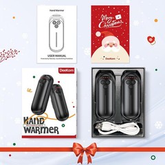 2-Pack 6000mAh Rechargeable Hand Warmers, AI Smart Chip, Outdoor