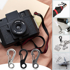 48 Pcs Small Keychain Clips Mini Carabiner Clips for Paracord Camping Keychain
