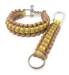Firefighter Paracord Survival Bracelet + Keychain Gift Turnout Bracelet Survie