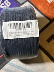 Teceum Type IV Paracord 340KG Minimum Strength 750 LB 200 Feet 100% Nylon Black