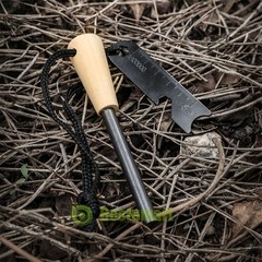 2pc Fire Starter Flint Steel Striker Survival Kit Ferro Rod Camping Outdoor Tool