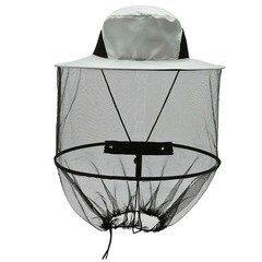 Mosquito Head Net Hat Hidden Mesh Fly Bug Bee Insect Sun Protection Fishing Cap
