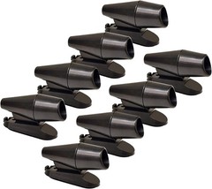 8Pcs Deer Whistles for Vehicles Wind Activated Black
