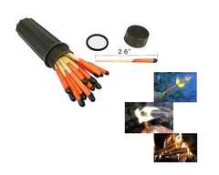Fire Starter 6 bag magnesium Multi Purpose tool Saw Knife Tent Wax Rope Free Can