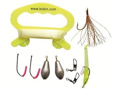 Survival Fishing Kit Compact Kit For Campers/hikers 10 Pieces
