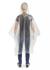 River City Garments Disposable Rain Clear Poncho -28 Units