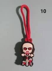 Paracord Handmade Zipper Pull HORROR THEMED- Beetlejuice/ Pennywise + 11 options