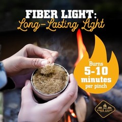 Natural Wood Fiber Tinder Fire Starter Kit – Water-Resistant – 3 Pack