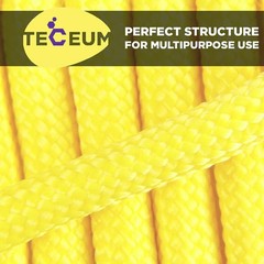 Paracord Type III 550 Yellow – 1000 ft – 4mm – Tactical Rope MIL-SPEC – Outdoor