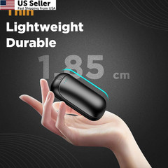 Lerat 2 Pack Hand Warmers Rechargeable, Portable Electric Black&Black*2