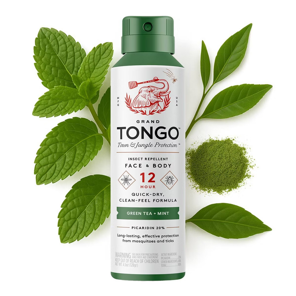 (2) 12 Hour Insect Repellent Mosquito Tick More Face/Body GREEN TEA+MINT
