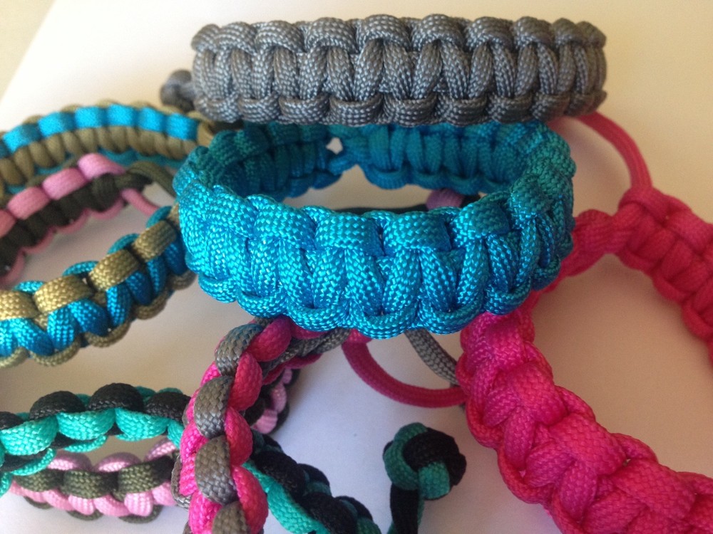 3 HANDMADE MAD MAX FURY ROAD STYLE PARACORD UNISEX BRACELET ASSORTED COLORS