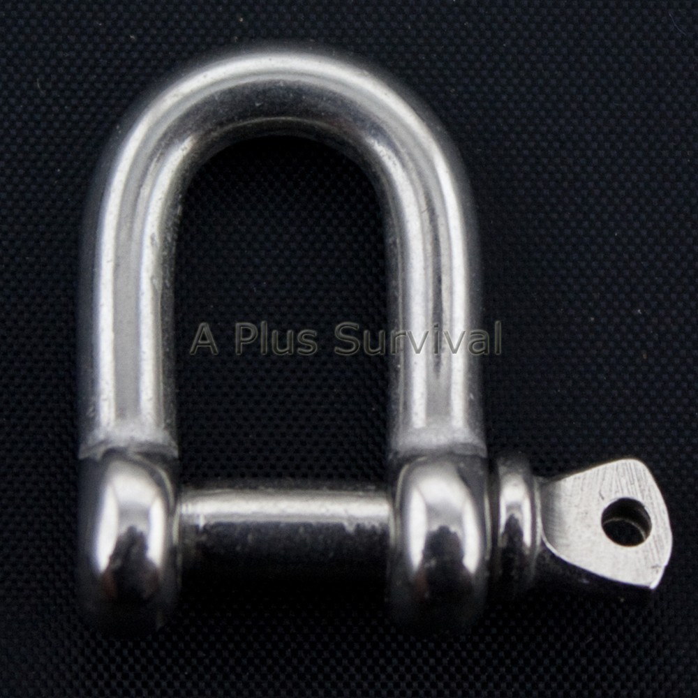10 Pack 4mm Stainless Steel D Shackle Paracord Bracelet Dog Collar Gun Sling