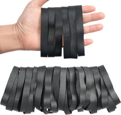 -Rubber Bands 40 Pcs Size#105 Big Black Rubber Band Large Elastic Band Rubber Ba