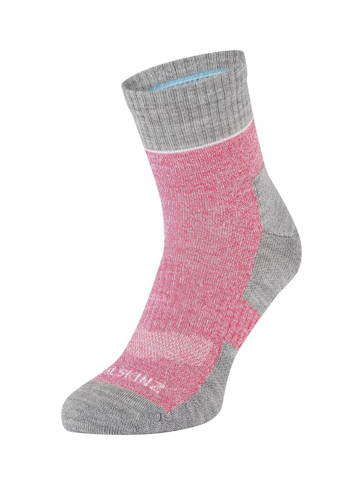 SEALSKINZ | Morston | Unisex Solo QuickDry Ankle Length Warm Medium, Pink