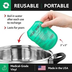 Heat Wave HW35 Click Heat Reusable Hand Warmers 2-Pack 3″ x 5″