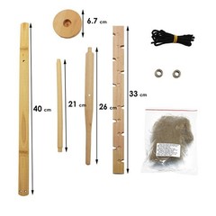 Outdoor Camping Primitive Fire Starter Tool Wood Bow Drill Survival Friction Kit