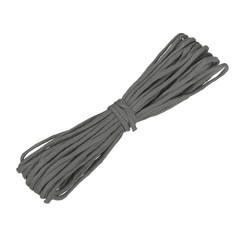 Reflective Fluorescent Paracord Rope 4mm 49 ft for Camping (Gray)