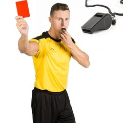 20 Pcs Plastic Whistles w/ Lanyard for Sports Coach Referee Lifeguard Emergency
