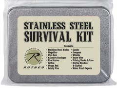 Essential Emergency Supplies Survival Kit Portable First Aid Travel Tin Case