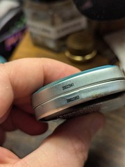 EMPTY Camel Mint Snus Tin Set (2) w/ Phrases 3″ Crafts/Survival/Fishing Storage