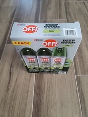 LOT OF 2 BOX (2 x6 OZ+1x 4 OZ) OFF! DEEP WOODS INSECT MOSQUITO REPELLENT. NEW