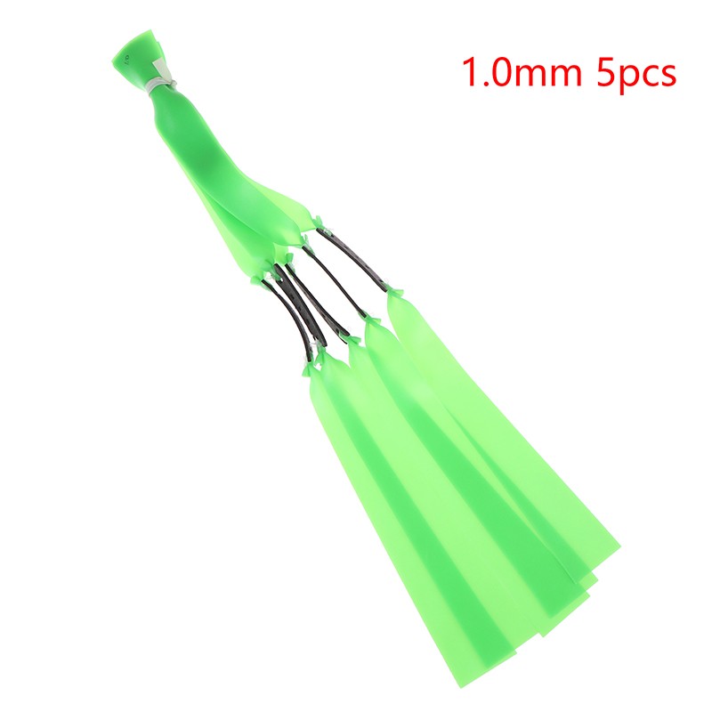 5Pcs 1/1.2/1.5/2MM Thickness Shooting Rubber Bands Hunting Slingshot Accessories