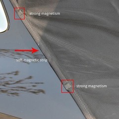 Mount Car Tailgate Mosquito Net Car Sunshade Screen Net for Truck SUV